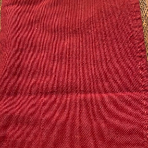 2 Acorn Napkins - Fall Red/Rust color - Picture 3 of 3